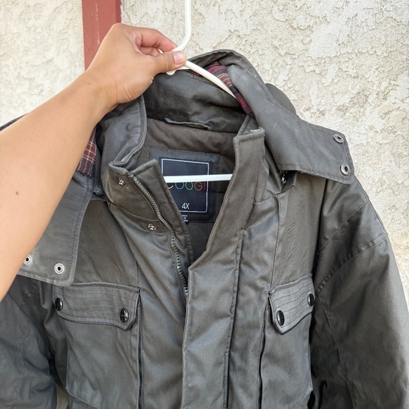 Vintage COOGI Australia Military Tactical Heavy Puffer Jacket Dark Gray Mens 4XL - Picture 2 of 16